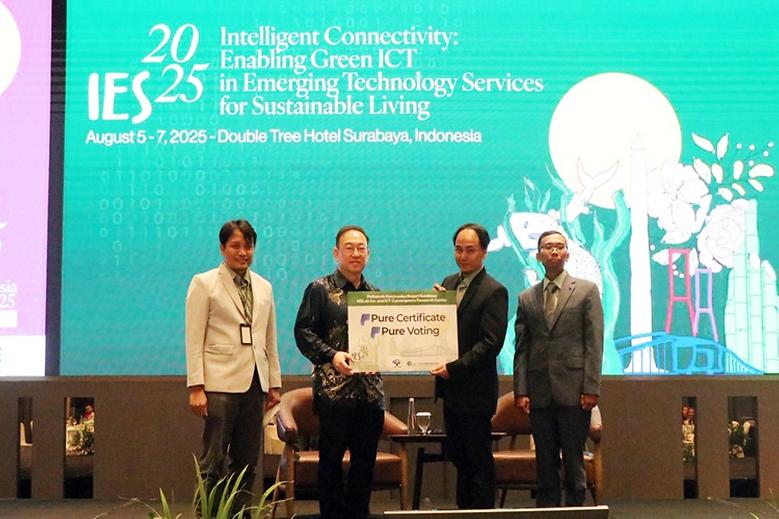 ICT융합특성화연구센터, 인도네시아 대학 및 IES 조직위원회에 ‘자체 개발 블록체인 솔루션’ 기증