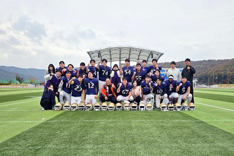 레이븐스, 2025 대경 대학 추계 미식축구 선수권전 ‘우승’
